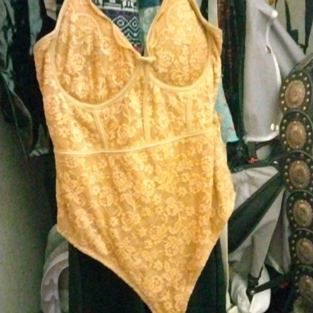 Fade rose body suit